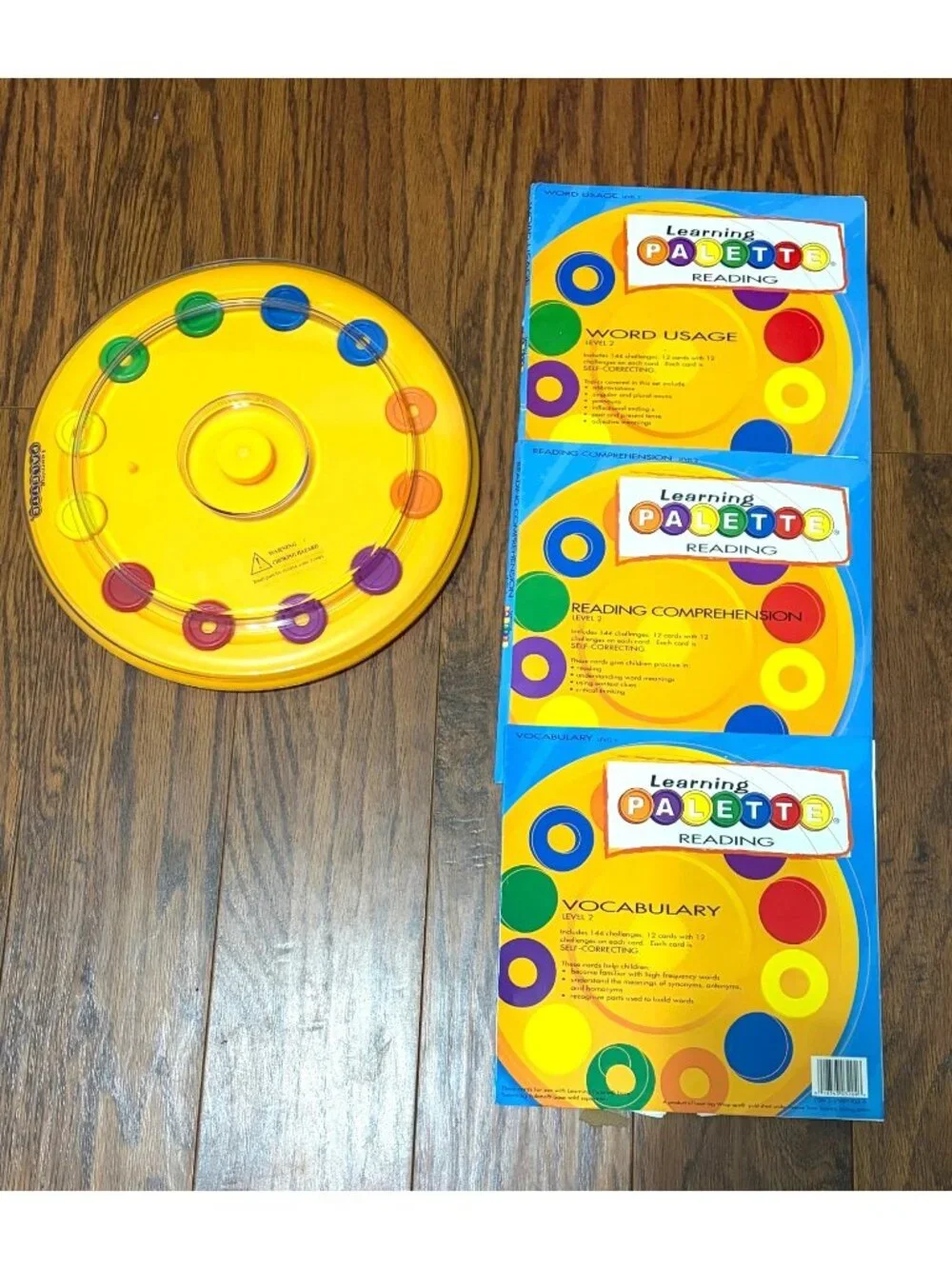 READING Level 2- Learning Palette 1 Bases & 3 Card Packs Center Activity Set D